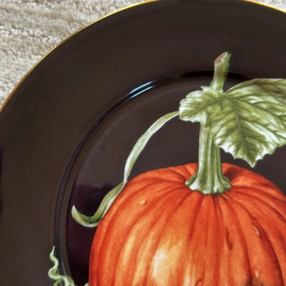 Williams Sonoma's Harvest Pumpkin Plate 9